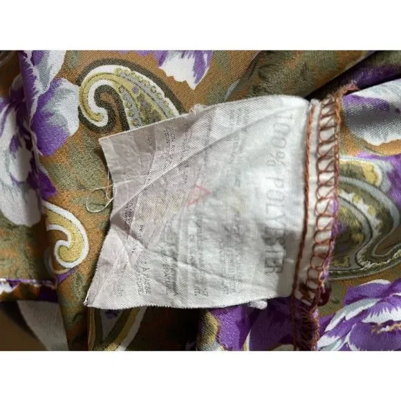 💜 Vintage Floral Paisley Blouse - Picture 10 of 10